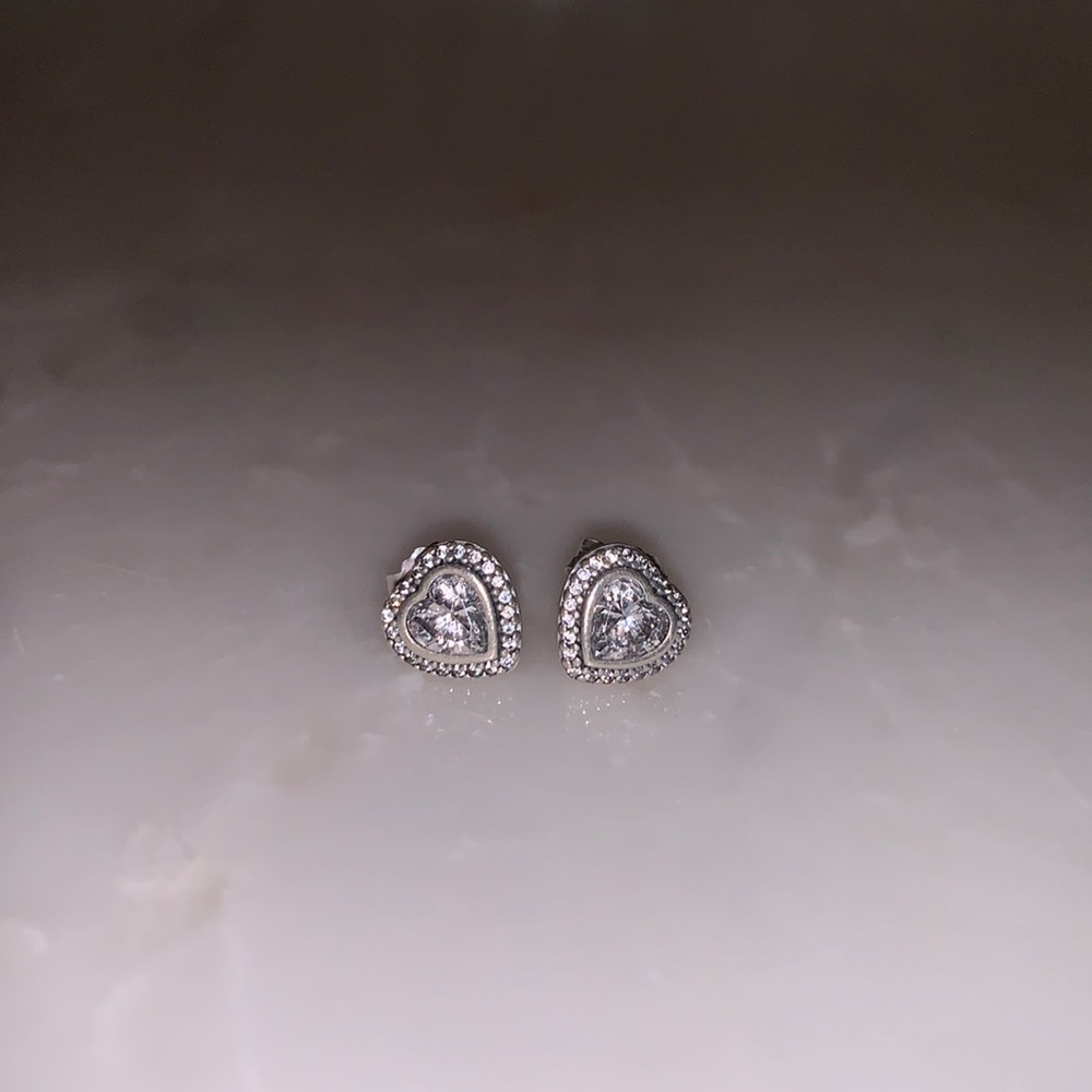 Pandora Heart Earrings